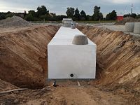 detailní reference, Akumulační nádrž, nádrž na dešťovou vodu, Planá nad Lužnicí, Pila Pasák, db betonové jímky